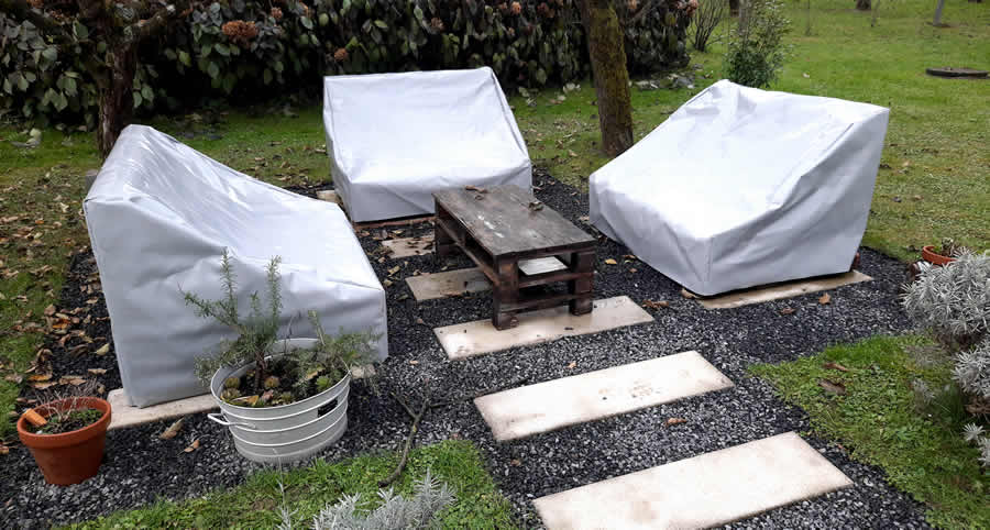 Abdeckhaube für Gartenmöbel, wasserdicht UV-beständig